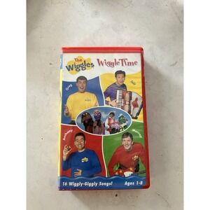 The Wiggles: Wiggle Time VHS 2000 Red Clam Shell Greg Jeff Anthony Murray Rare